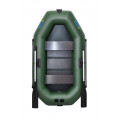 OMEGA - Надуваема гребна лодка с твърдо дъно 220 LSPT Active Plus зелена